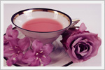 تصاویر زیبا از چیدمان گل رز و فنجان چای