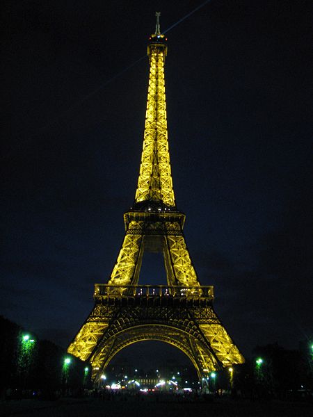  برج ایفل در شب