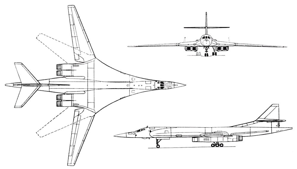 معرفی بمب افکن روسی توپولف Tu-160 1