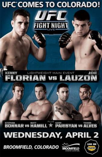 دانلود یو اف سی فایت نایت 13 | UFC Fight Night 13 : Florian vs Lauzon