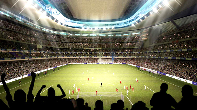طرح های استادیوم جدید سانتیاگو برنابئو+ گذارش تصویری