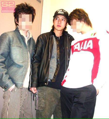 a Very Young Hyun Joong With Friends