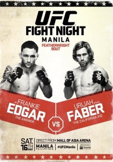 دانلود یو اف سی فایت نایت 66 | UFC Fight Night 66 : Edgar vs. Faber-نسخه ی H265-720p