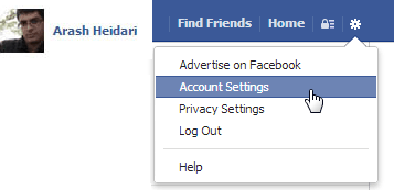 غیر فعال کردن فیس بوک