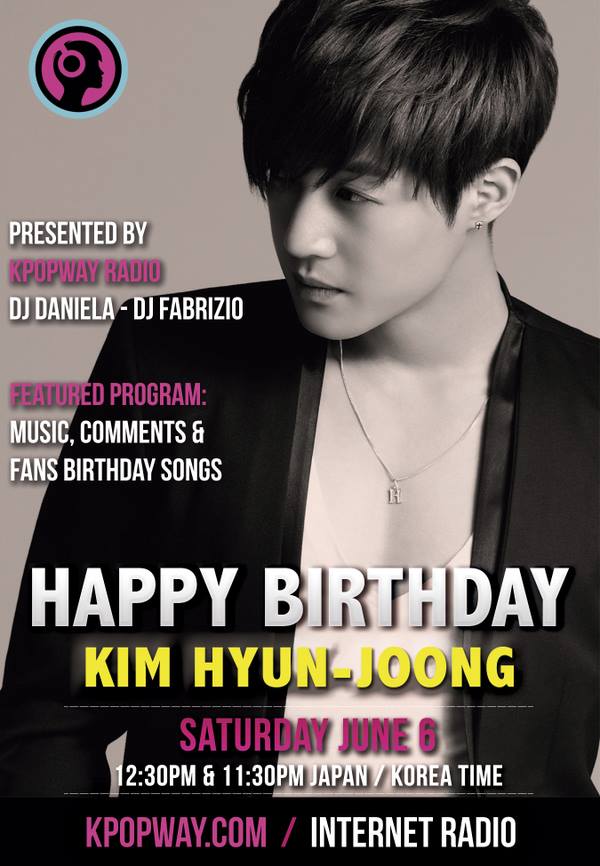 Kim Hyun Joong Birthday Special Program @ radiokpopway