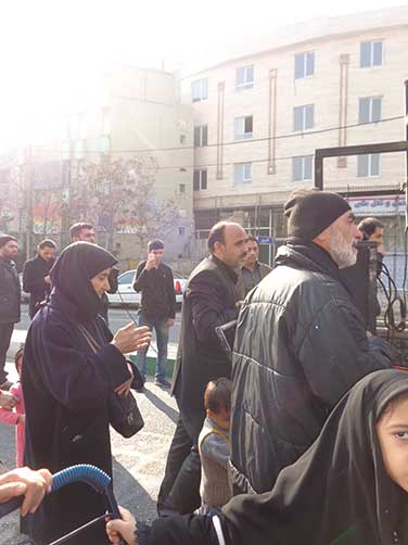 عكس هاي هيئت زوارالحسين در اربعين حسيني،شهيد محمد علي دولت آبادي