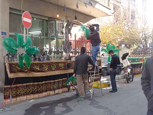 عكس هاي هيئت زوارالحسين در اربعين حسيني