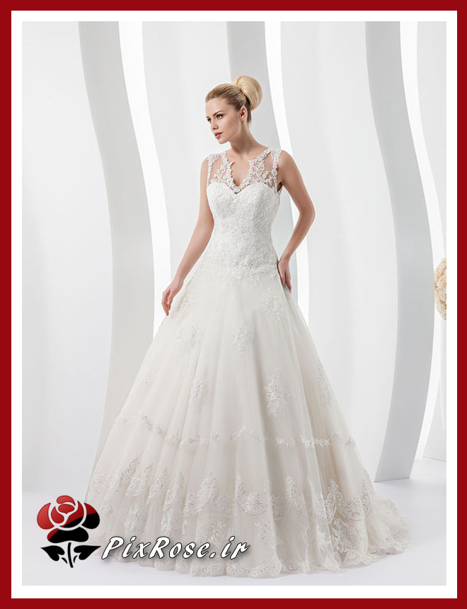 لباس عروس حلقه ای