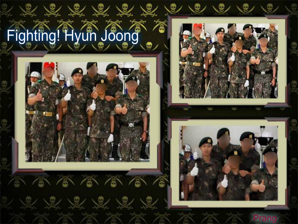 [Photo] Kim Hyun Joong - Graduation From Basic Training [2015.0.18]