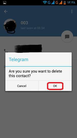 مخاطبین در تلگرام