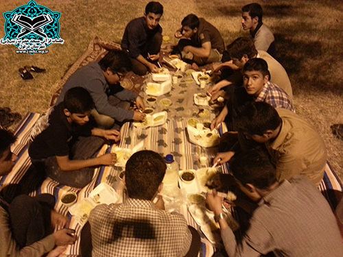صرف افطاری روز هفتم ماه مبارک رمضان 3 تیر 94