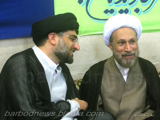 حضور حاج سیدعلی آیت اللهی در مسجد امام حسن کوی جبإر