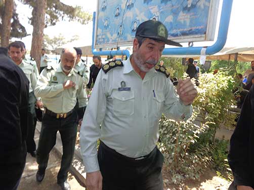 گرامیداشت سومین سالگرد شهادت استواردوم محمد علی دولت آبادی با حضور روساء وپرسنل محترم نیروی انتظامی واقشارمختلف مردم وخانواده شهید دولت آبادی