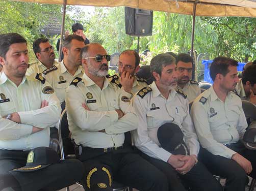 گرامیداشت سومین سالگرد شهادت استواردوم محمد علی دولت آبادی با حضور روساء وپرسنل محترم نیروی انتظامی