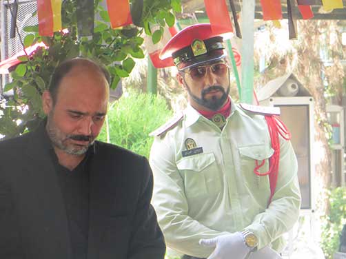 گرامیداشت سومین سالگرد شهادت استواردوم محمد علی دولت آبادی با حضور روساء وپرسنل محترم نیروی انتظامی