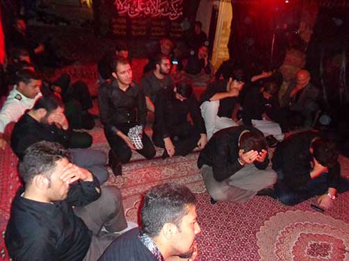 سخنرانی حجت الاسلام والمسلمین رضاپور در مراسم گرامیداشت شهید محمد علی دولت آبادی هیئت زوارالحسین(ع)