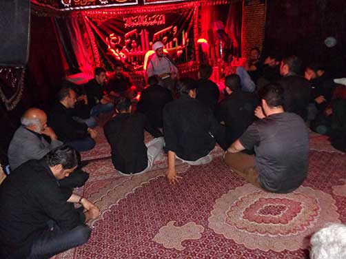 سخنرانی حجت الاسلام والمسلمین رضاپور در مراسم گرامیداشت شهید محمد علی دولت آبادی هیئت زوارالحسین(ع)
