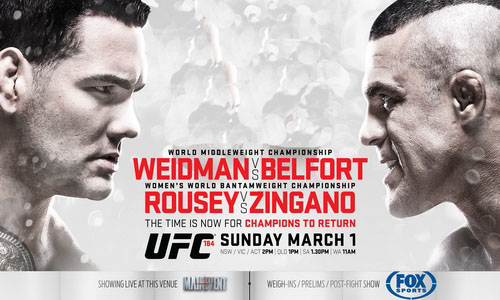 دانلود یو اف سی 184 | UFC 184 : Rousey vs. Zingano
