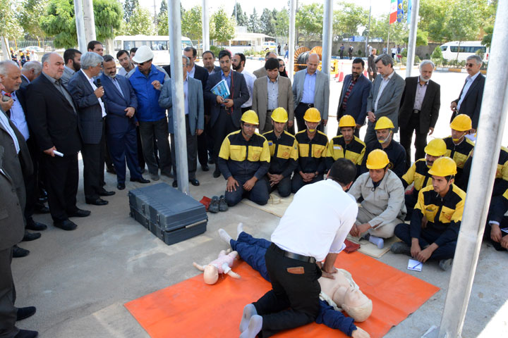 رضا نیک پیام، ایمنی برق،بازدید استاندار ،Reza Nikpayam