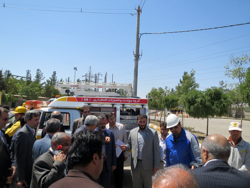 رضا نیک پیام، ایمنی برق،بازدید استاندار ،Reza Nikpayam