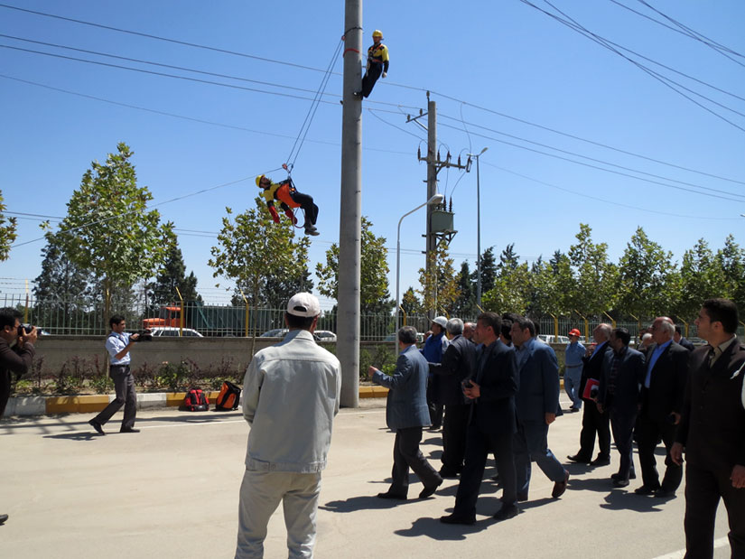 رضا نیک پیام، ایمنی برق،بازدید استاندار ،Reza Nikpayam