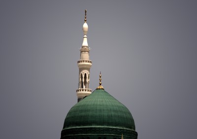 گنبد و گلدسته حرم پیامبر (ص)