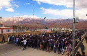 تظاهرات دانشجویان بامیان برای تعطیلی دانشگاه به خشونت کشیده شد