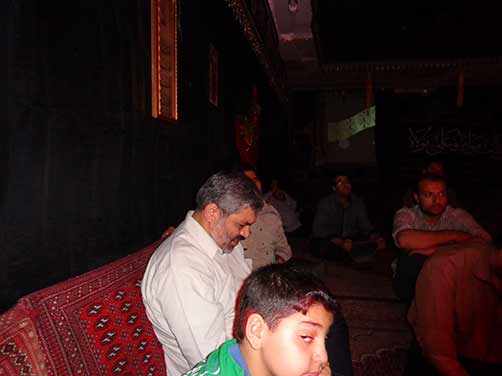 مراسم معنوی هیئت فاطمیون درحسینه شهید محمد علی دولت آبادی