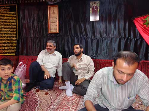 مراسم معنوی هیئت فاطمیون درحسینه شهید محمد علی دولت آبادی