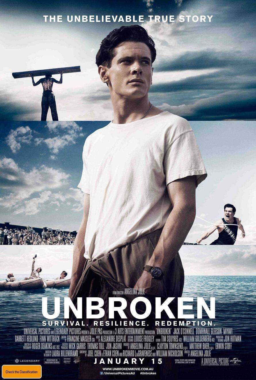 فیلم زیبا و درام Unbroken 2014