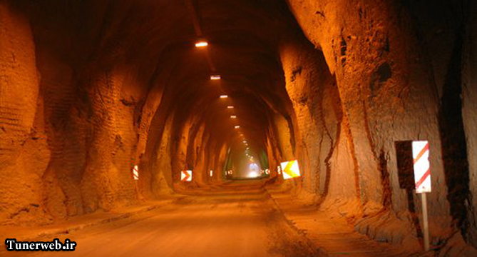 تصویری از درون تونل شهر کلات نادر