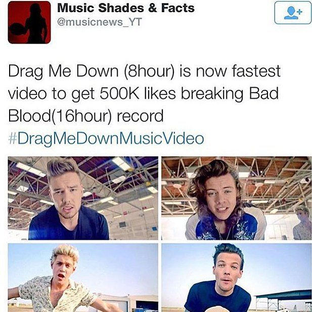 رکورد جدید موزیک ویدیو Drag Me Down + هدیه كلي كلاركسون براي تولد دمي لواتو 1