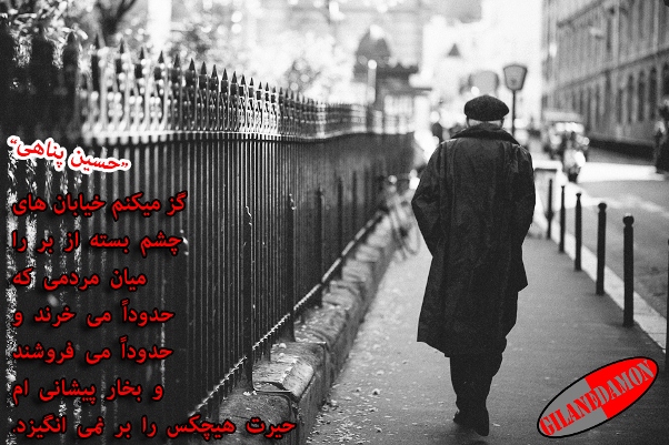 دنیایی است گز میکنم خیابان های چشم بسته از بر را