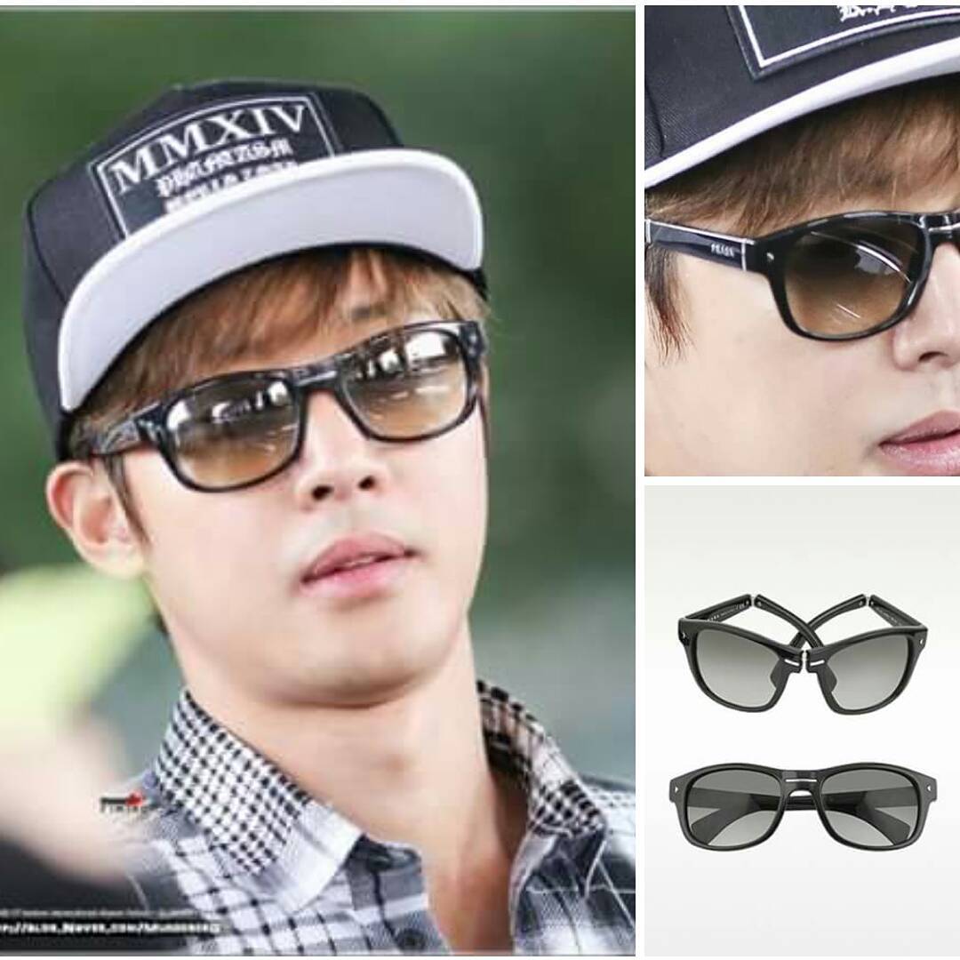 Sponsor - Gray Signature Plastic Sunglasses