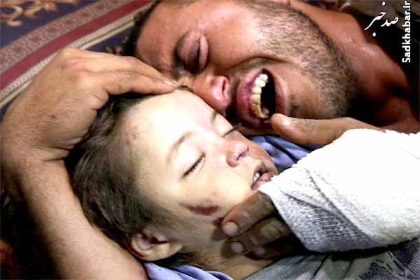 وداع پدر فلسطینی با دختر و خانوداه ی مظلوم
