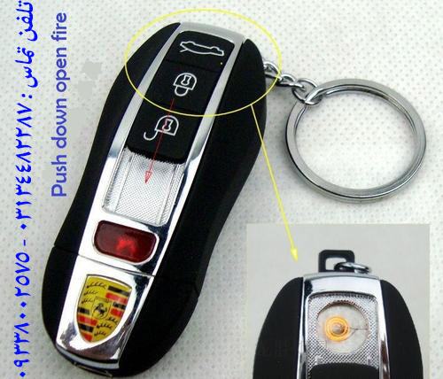فندك usb طرح ريموت پورشه