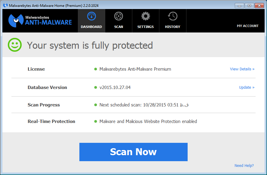 دانلود اپدیت آفلاین Malwarebytes Anti-Malware بصورت کرک شده (نسخه جدید)