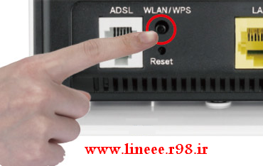 کاربرد دکمه WPS روی مودم وایرلس,Use the WPS button on the wireless modem,ترفندهای اینترنت,اموزش مودم وایرلس,مودم وایرلس,افزایش سرعت اینترنت,www.lineee.r98.ir,هک رمز مودم وای فای