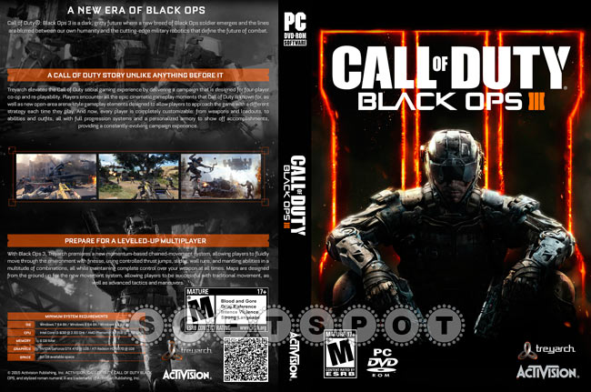 کاور بازی Call of Duty: Black Ops III