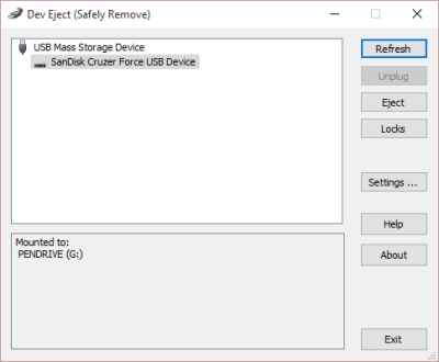 DevEject مدیریت اتصالات USB