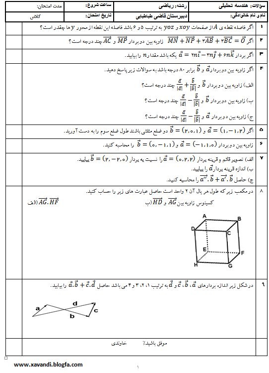 مخصوص ریاضیدانان