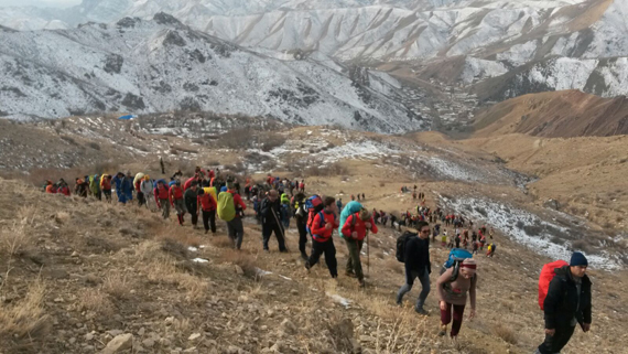 صعود 500 کوهنورد به شاه‌پیران اسفراین