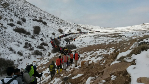 صعود 500 کوهنورد به شاه‌پیران اسفراین