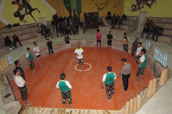 قفل گود زورخانه گرمه برای یک شب باز شد 