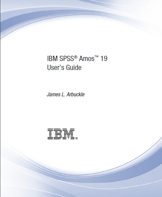 دانلود رایگان کتاب راهنمای کاربر نرم افزار SPSS  نوشته ی James L. Arbuckle