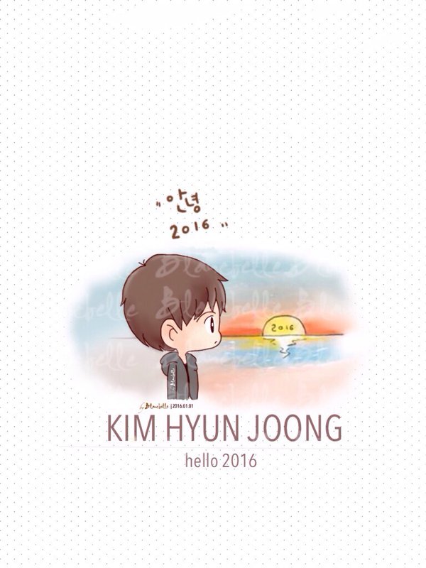 [blancballe Fanart] Kim Hyun Joong - Hello 2016 [2016.01.01]