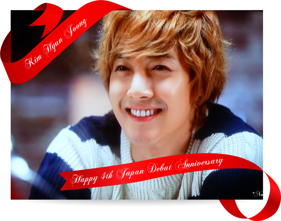 Happy 4th Japan Debut Anniversary Kim Hyun Joong - 2012.01.25~2016.01.25