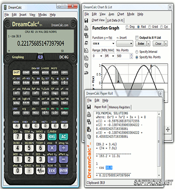 دانلود ماشین حساب مهندسی با قابلیت رسم نمودار (DreamCalc Professional ...