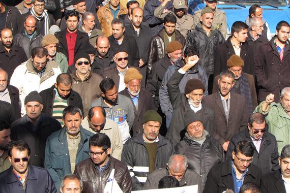 حضور پرشور مردم گرمه در راهپیمایی ۲۲ بهمن