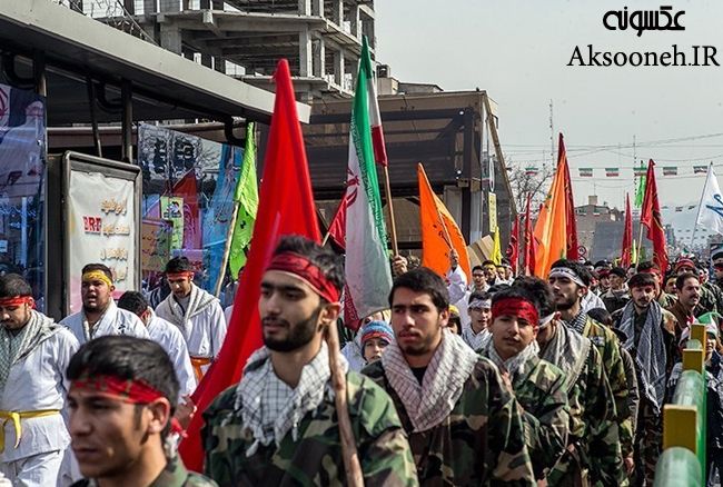 تصاویر منتخب از راهپیمایی 22 بهمن در تهران